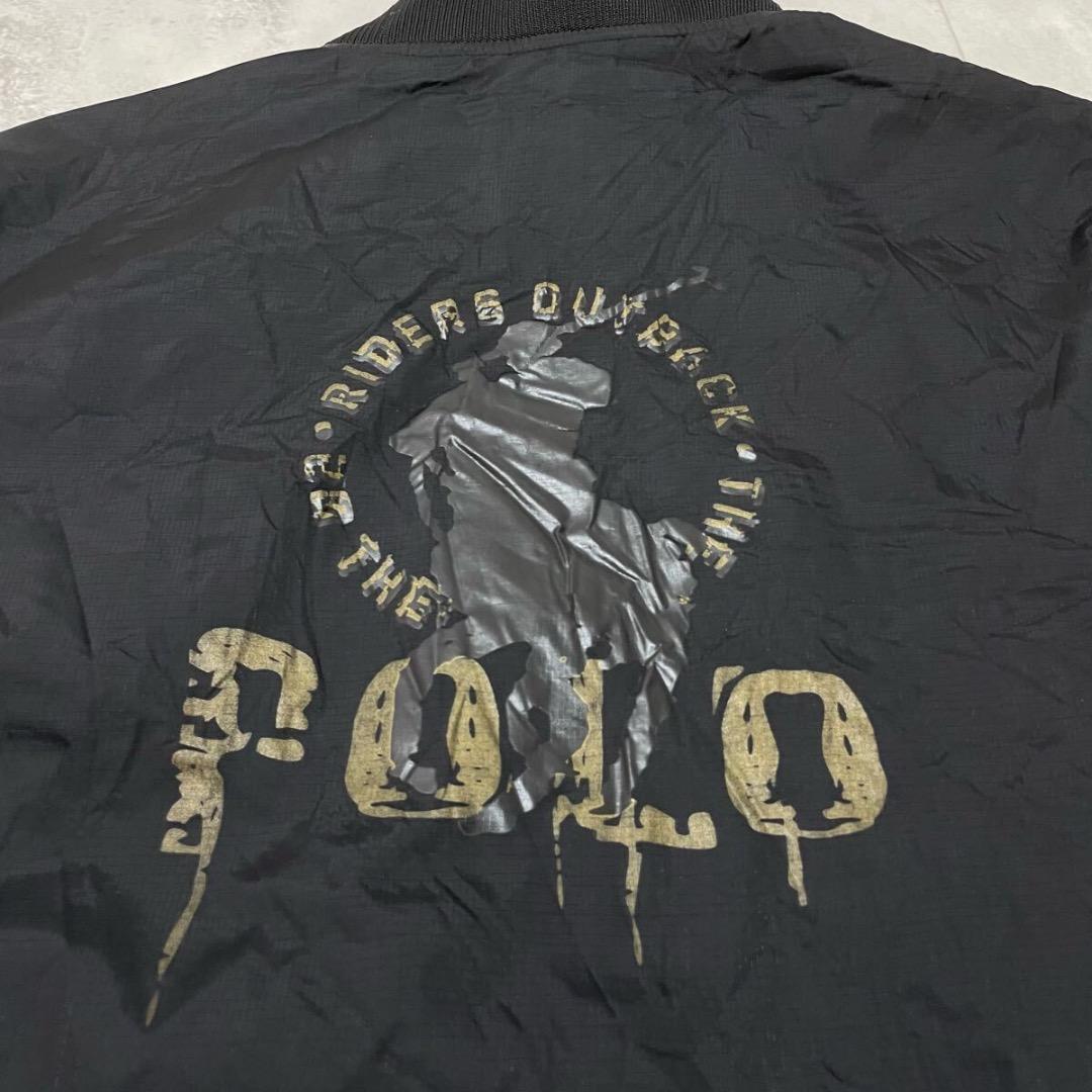 ポロ ラルフローレン リバーシブル ナイロンジャケット Black watch