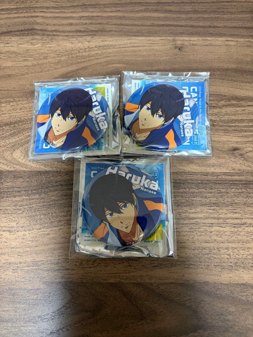 Free! 七瀬遙 Road to the World RW 夢 缶バッジ 他 - メルカリ