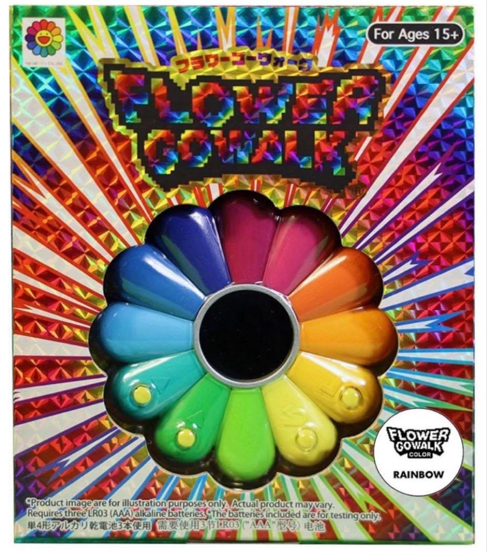 新品未開封】FLOWER GO WALK フラワーゴーウォークレインボー村上隆