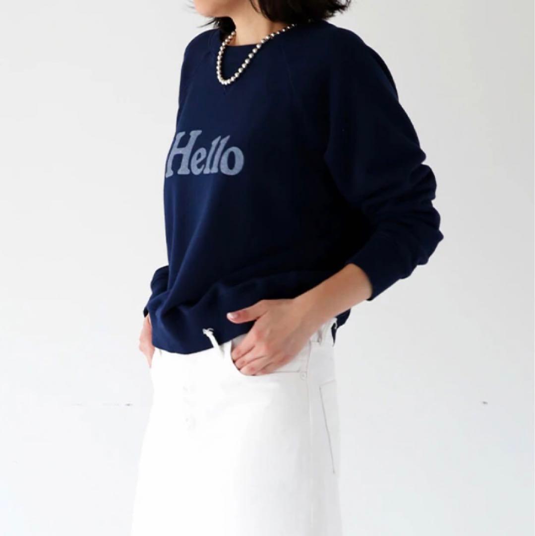 マディソンブルー 24SS HELLO SWEAT L/S URAKE DYED - メルカリ