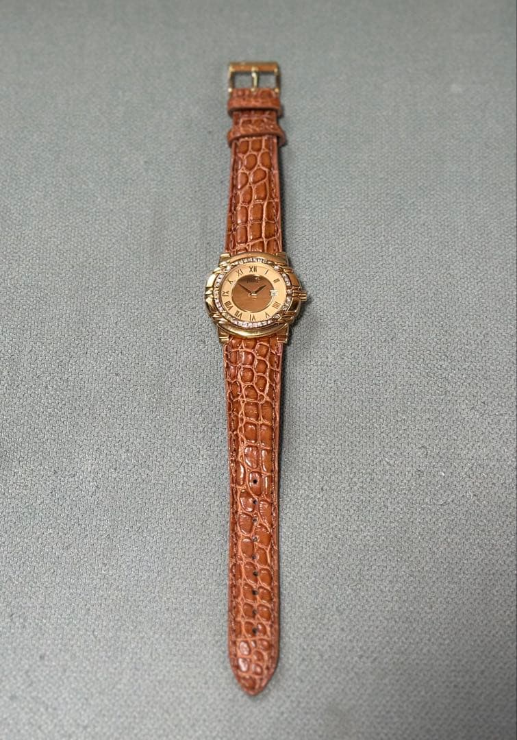 コ*ン様 Piaget タナグラYGx革 シャンパン文字盤 17243 - メルカリ