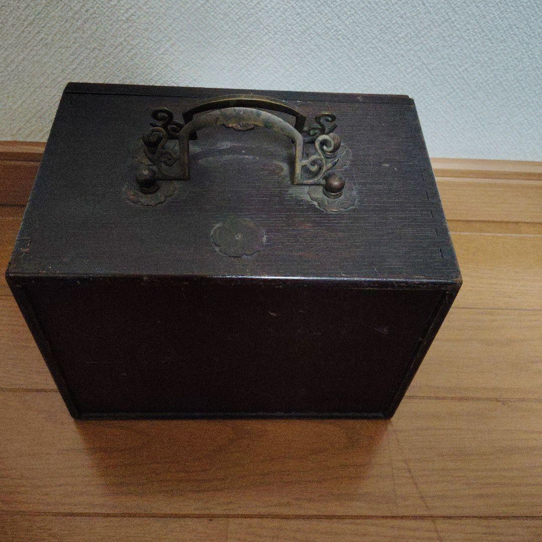 ○古道具○木箱 木製収納箱 インテリア アンティーク 江戸 明治 大正