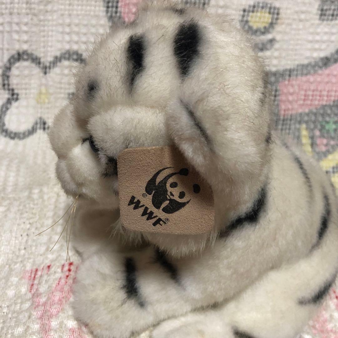 昭和レトロ ヴィンテージ WWF パンダ＆ホワイトタイガー ぬいぐるみ 2