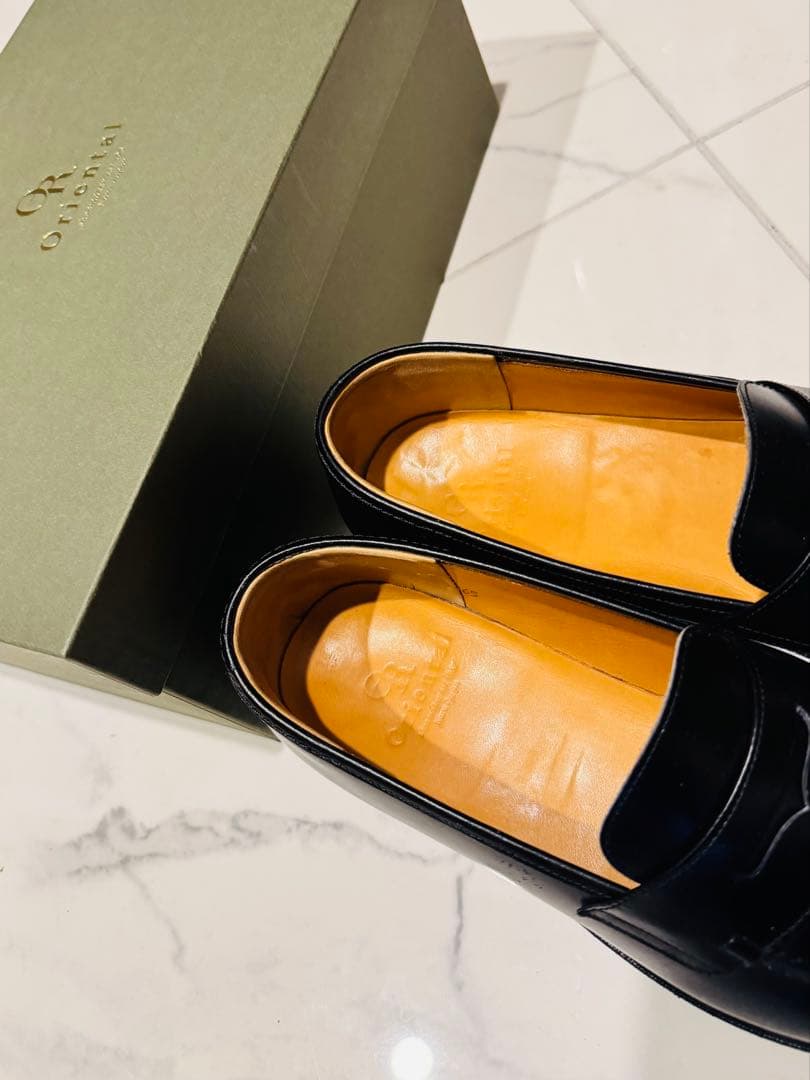 Oriental Albers ボックスカーフ ローファー 6.5 - メルカリ