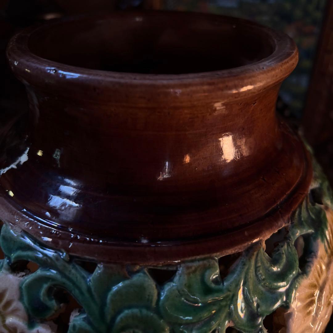 宋磁 宋三彩 中国 宋代 透かしあり 唐三彩 - メルカリ