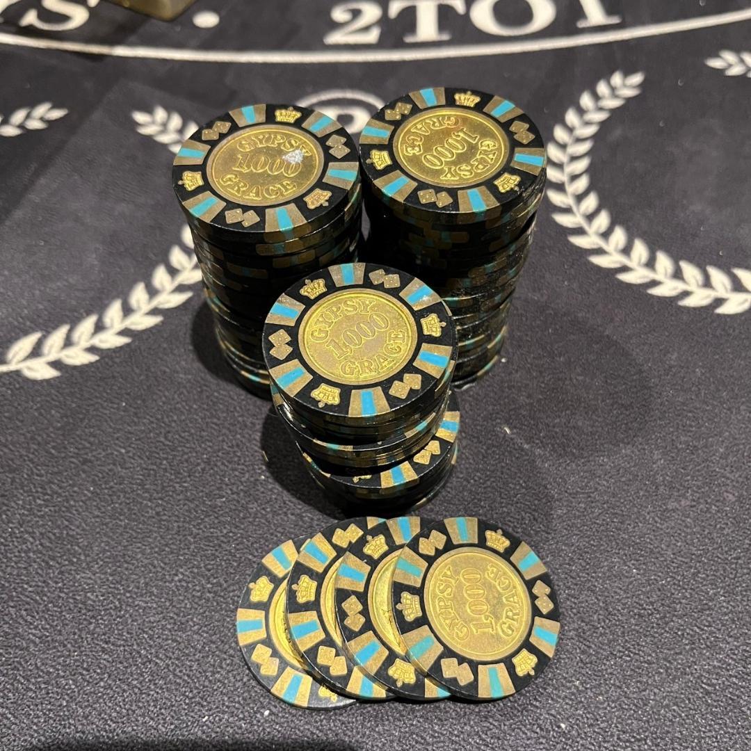 34 カジノチップ 59枚 1000$ ポーカーチップ  H26年 Amazon | AngeliqueShop モンテカルロ ポーカーチップ 100枚セット