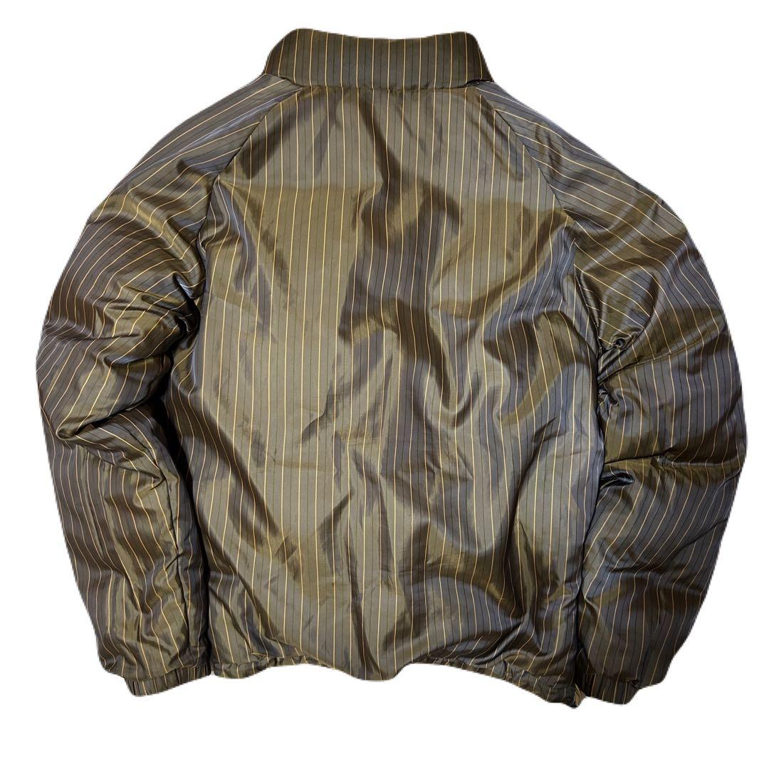 FRED PERRY フレッドペリー ダウンジャケット ベージュ×ブラウン S