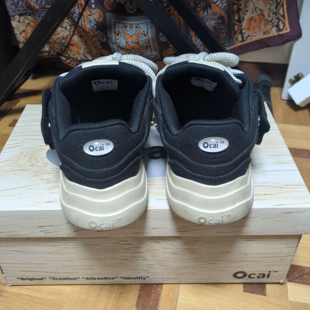 Ocai Smile Canvas 厚底 デカ靴 黒 スニーカー 箱付き - メルカリ