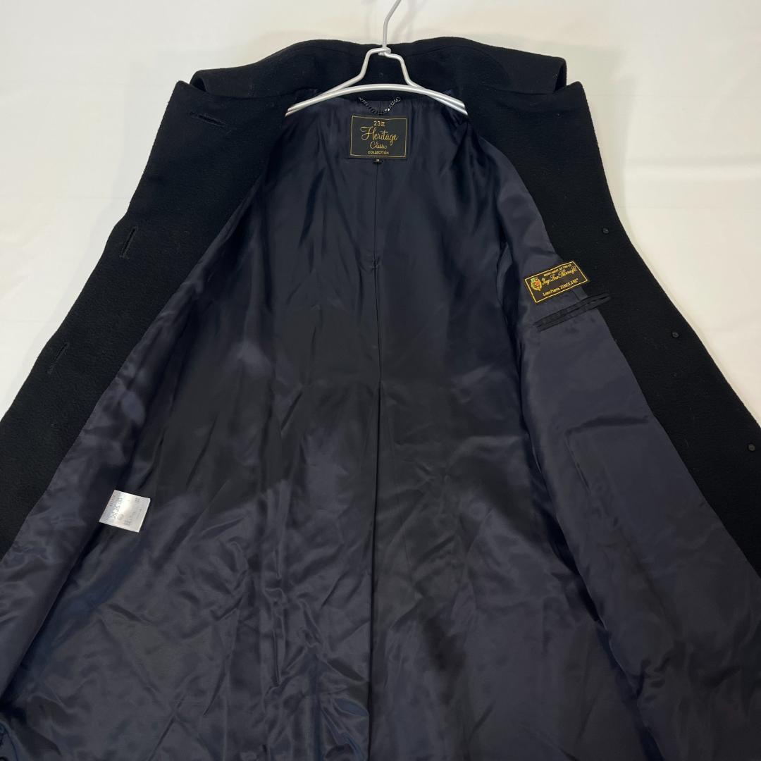 23区 Aライン ウールコート ロロピアーナ 黒 Mサイズ