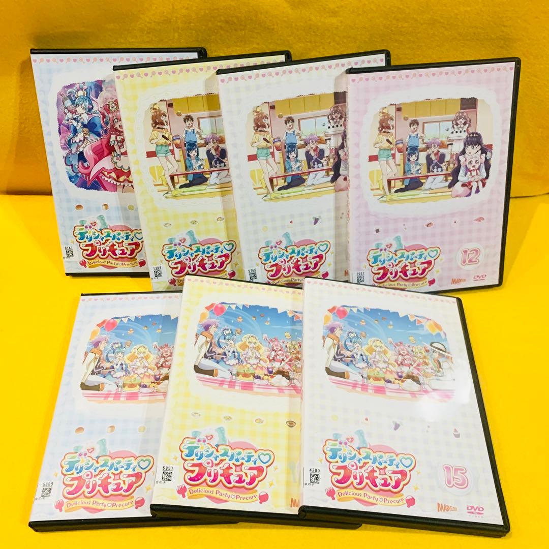 新品ケース収納】デリシャスパーティ プリキュア DVD 全15巻 全巻
