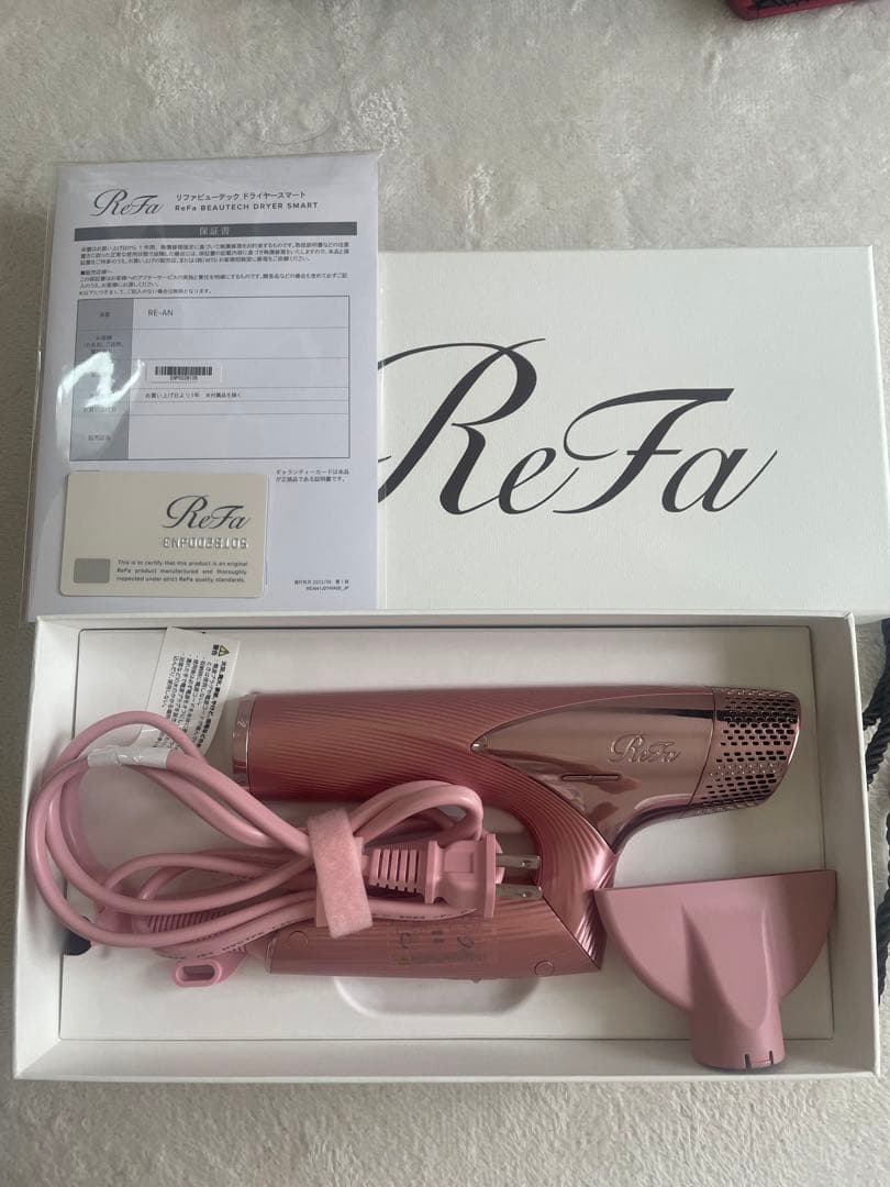 ReFaリファ ビューテック ドライヤースマート ピンク カード付き