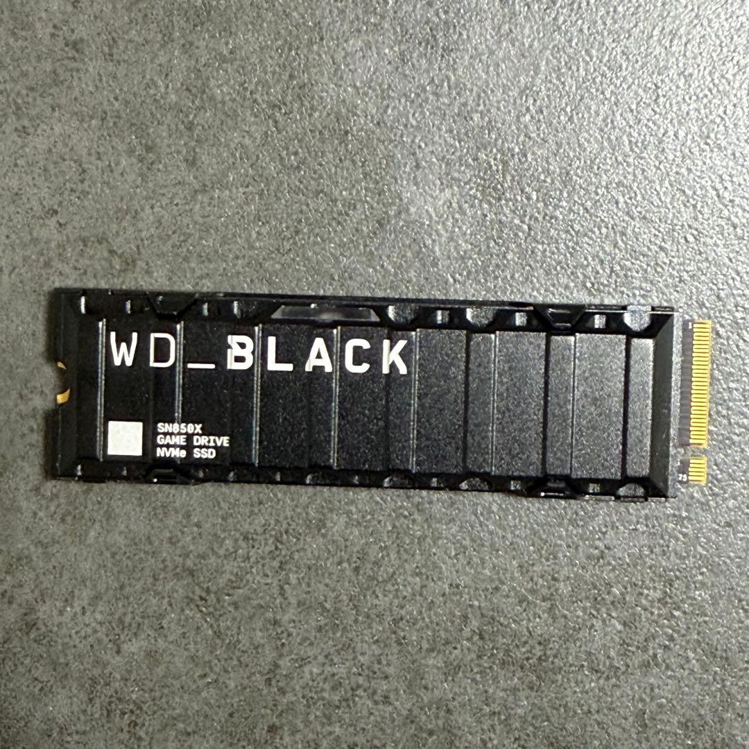 Western Digital SN850X 1TB ヒートシンク付 WD SN850X 1TB Internal SSD PCIe Gen 4 x4 NVMe with Heatsink for