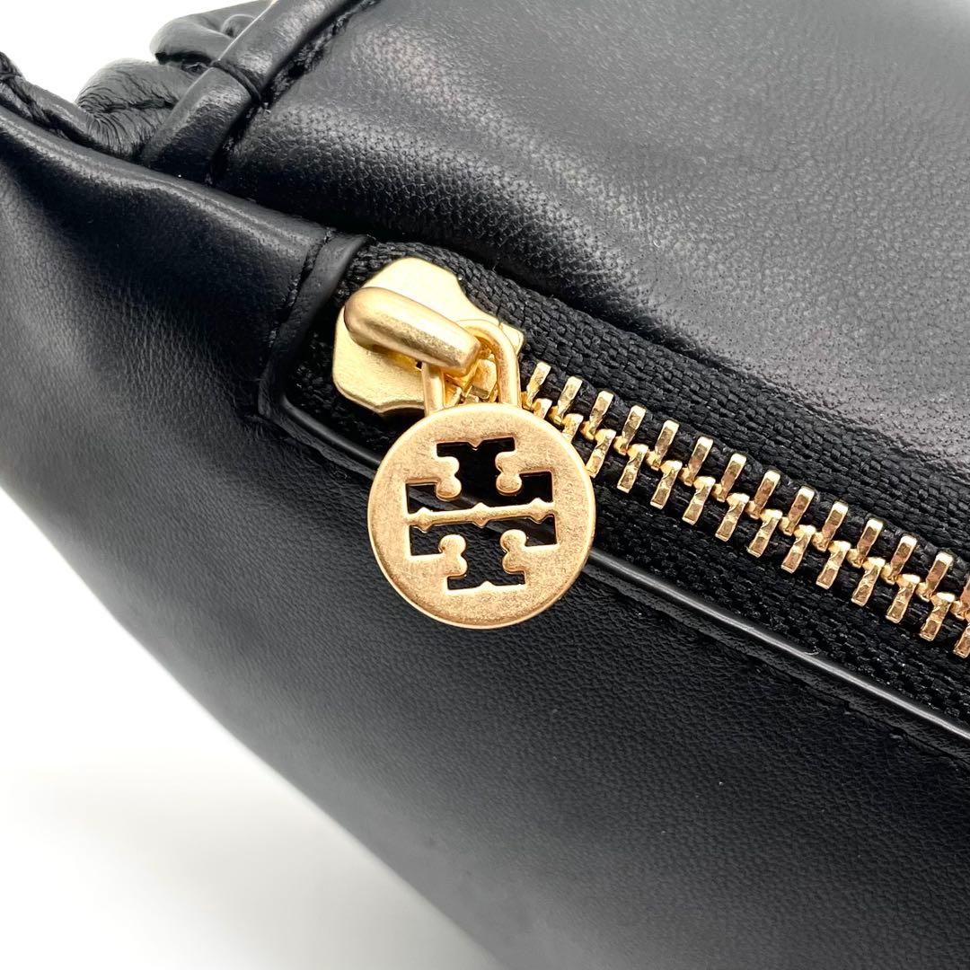 未使用級✨トリーバーチ フレミング ボディバッグ キルティング レザー