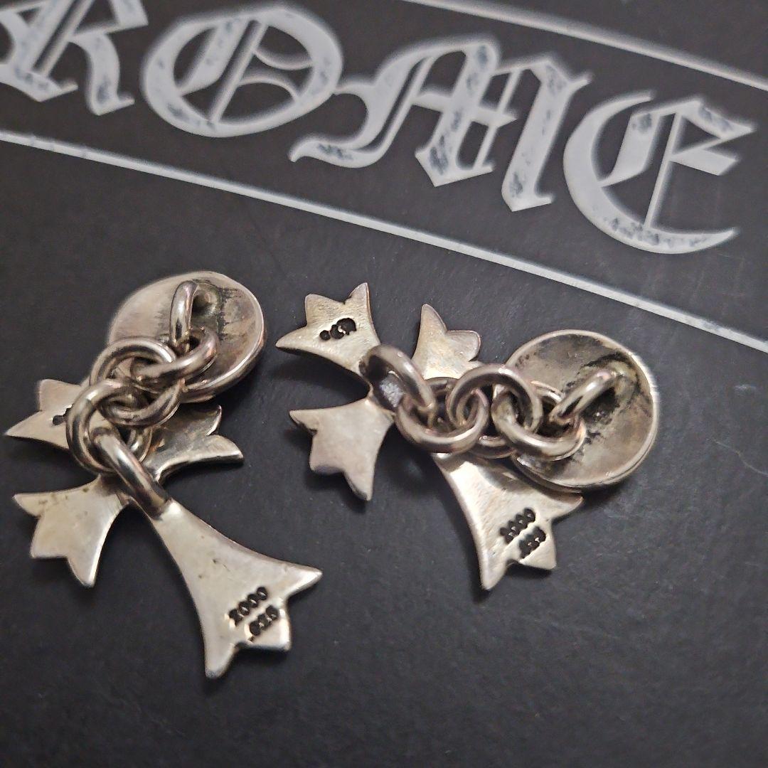 で*ん様 クロムハーツ CUFFLINKS/カフスボタン CHクロスカフス【 入