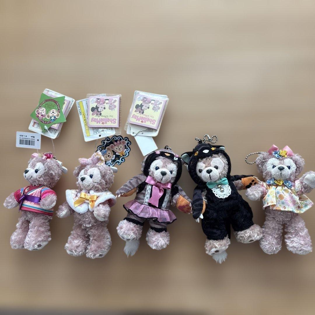 タグ付き新品3 タグなし2ダッフィー シェリーメイ ハロウィン 2014 計5