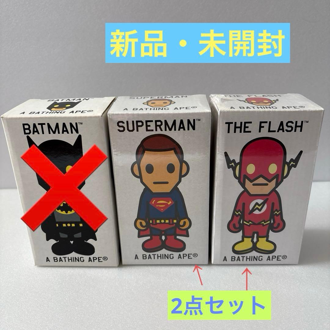 A BATHING APE DC アメコミフィギュア DC BATMAN & SUPERMAN x BABY MILO® VCD | bape.com