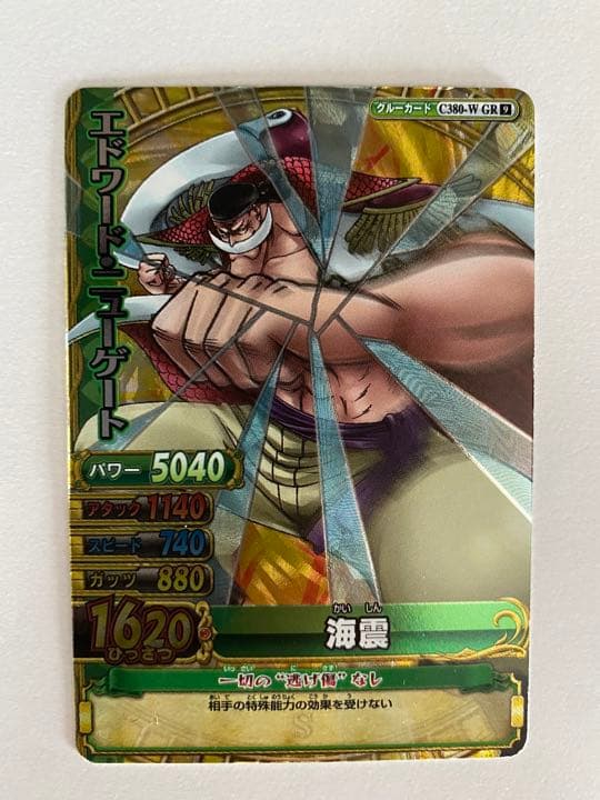 白ひげ C380-W GR9ワンピースベリーマッチダブル エドワードニュー