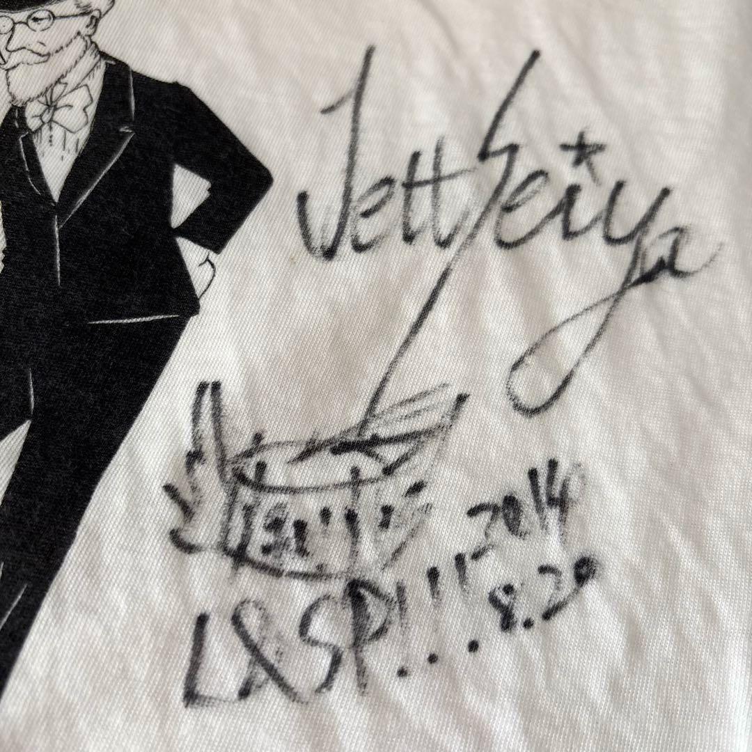 go!go!vanillas】旧メンバー含むメンバー4人直筆サイン入りTシャツ