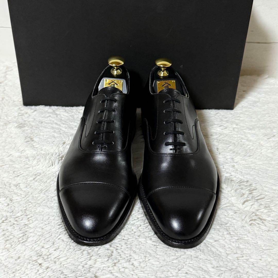 ⭐️極美品⭐️ 三陽山長 友二郎 ビジネスシューズ ブラック Q7402