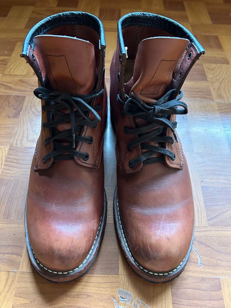 ハーフソール新品交換済み レッドウィング 旧ベックマン 9016 シガー