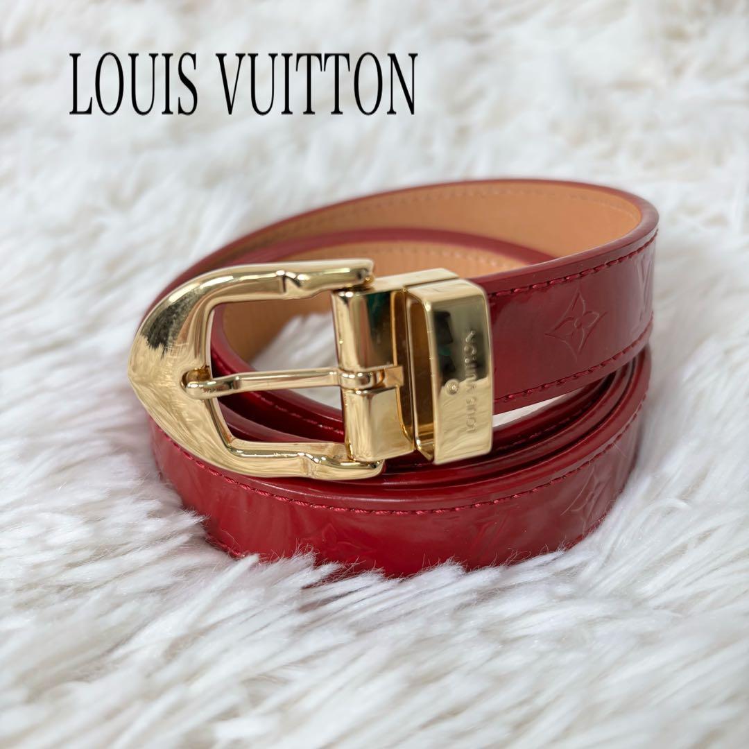 【正規品】ルイヴィトン　ベルト　モノグラム　ヴェルニ　エナメル　赤 楽天市場】【3/1店内全品10%OFFクーポン】ヴィトン ルイヴィトン