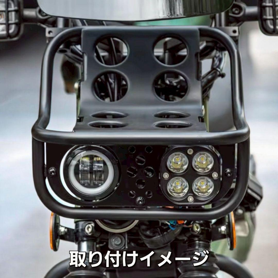 ハンターカブ CT125 LED デュアルヘッドライト フロントラック 一体型