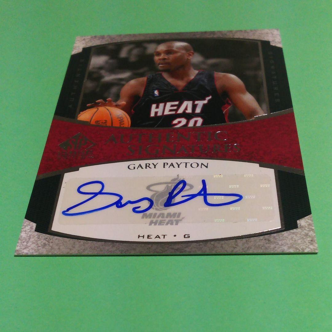GARY PAYTION ゲイリー ペイトン 直筆サインカード AUTO NBA - メルカリ