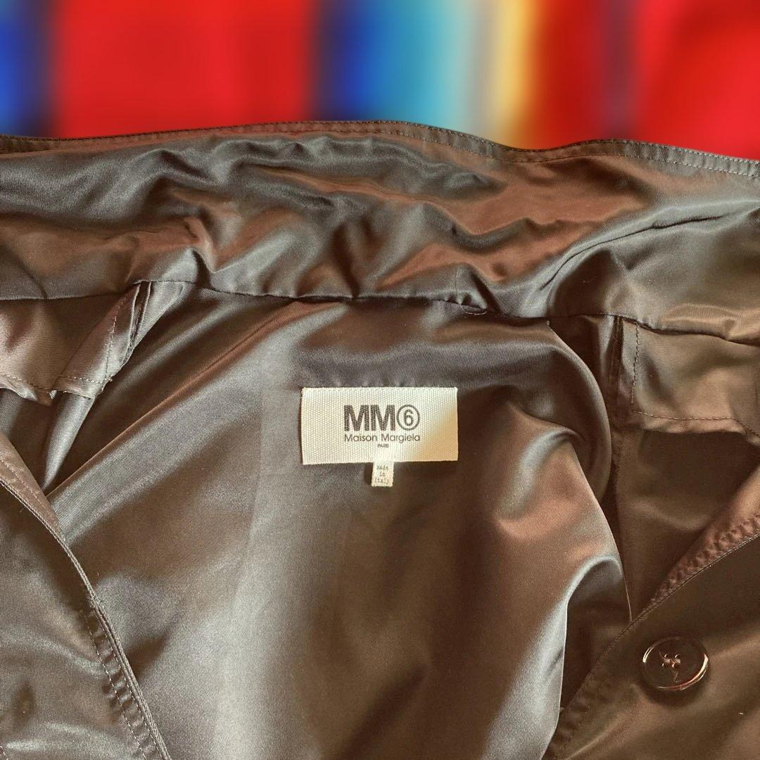 mm6マルジェラ ナイロンロゴ刺繍 コート サイズ38