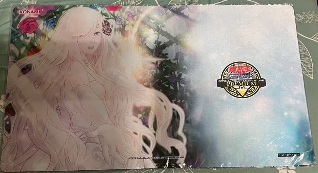 遊戯王 プレイマット アジア 限定 ガーデン·ローズ·フローラ 未開封