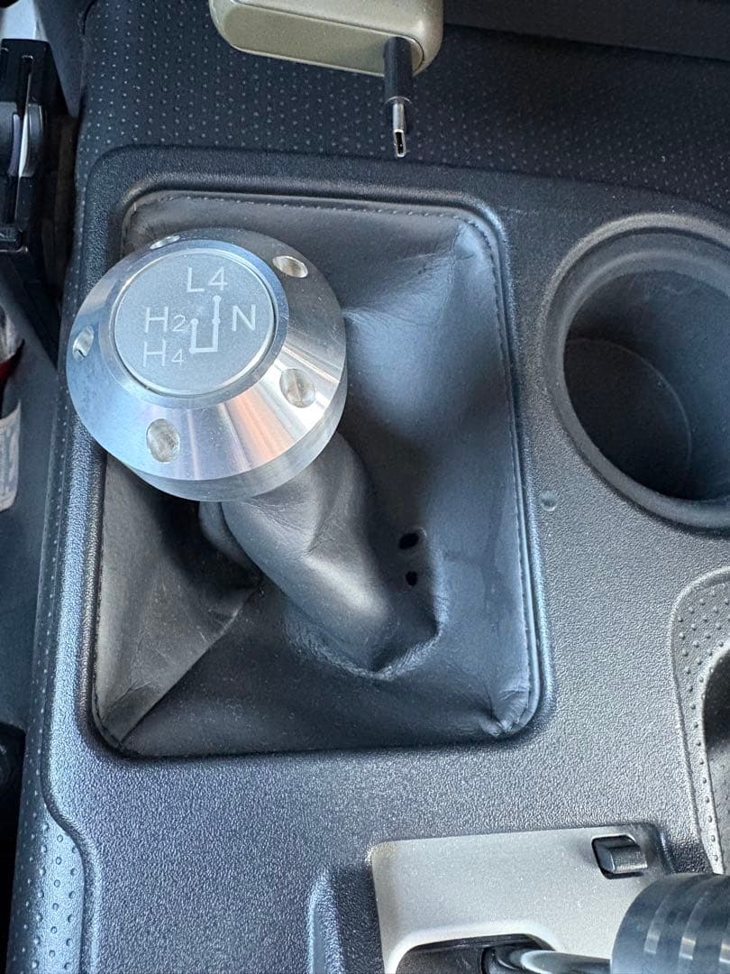 FJクルーザー用 アルミ シフトレバー部品 シルバー - メルカリ