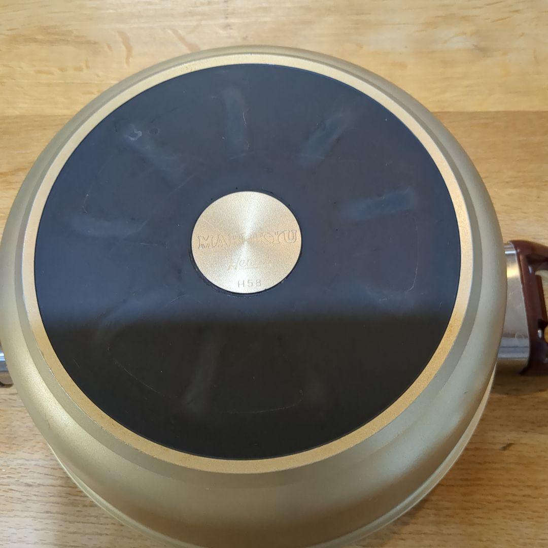 マル球産業 鍋 ゴールド IH対応 レシピ付き - メルカリ