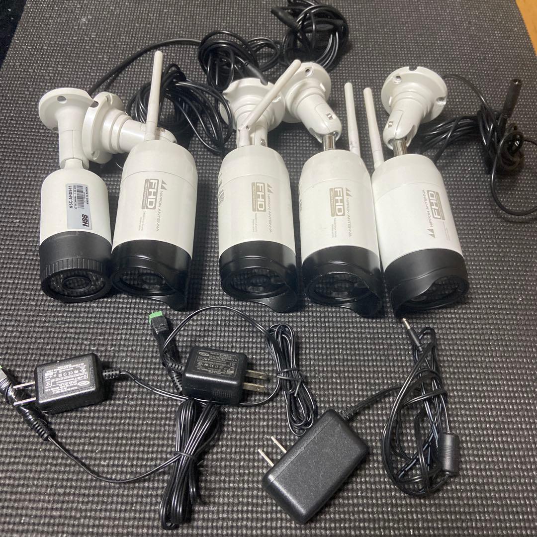 FHD 防犯カメラ NSC-241B041 4台セットNSS防犯1台 ジャンク品 NSC-AHD941-4M 4MP AHD防雨型赤外線搭載防犯カメラ | AHD屋外用防犯