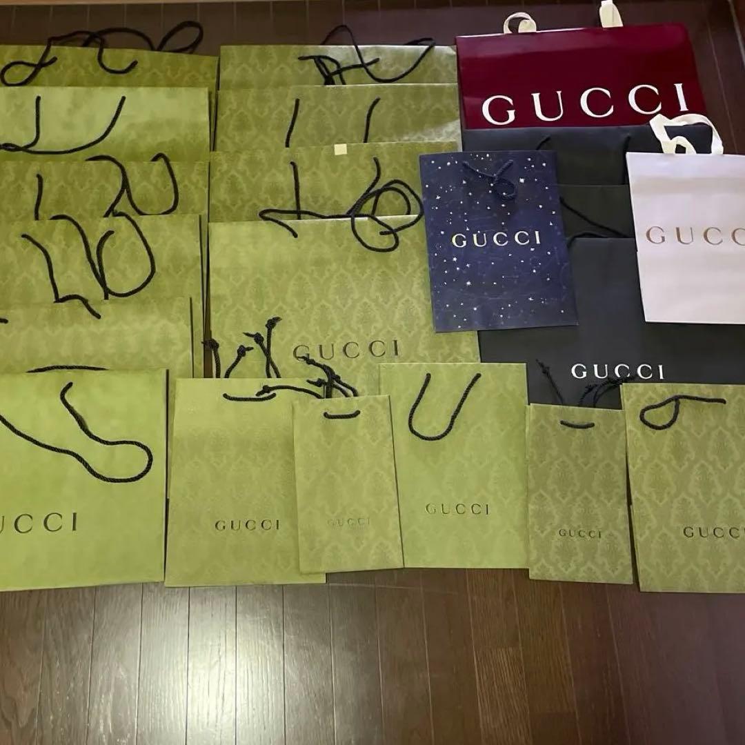 GUCCI ショッパー　23枚セット　グッチ　袋 GUCCI ショッパー 23枚セット グッチ 袋 GUCCI ショッパー 23枚セット
