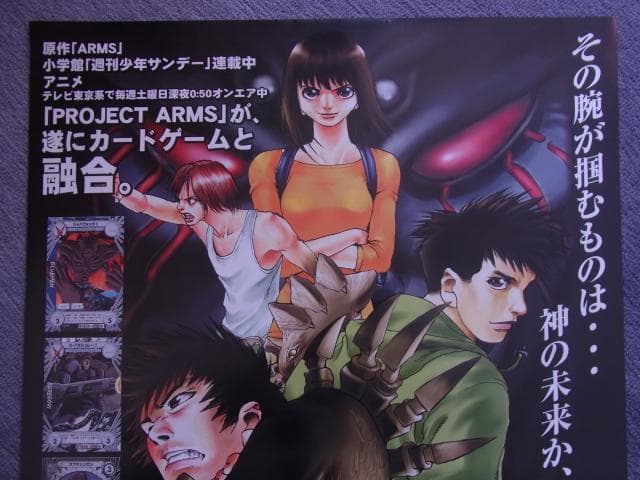 未使用品 非売品 ポスター プロジェクトアームズ 皆川亮二 2001年 稀少