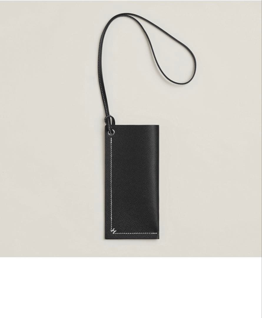 エルメス HERMES 眼鏡ケース《Hセリエ》黒 超美品