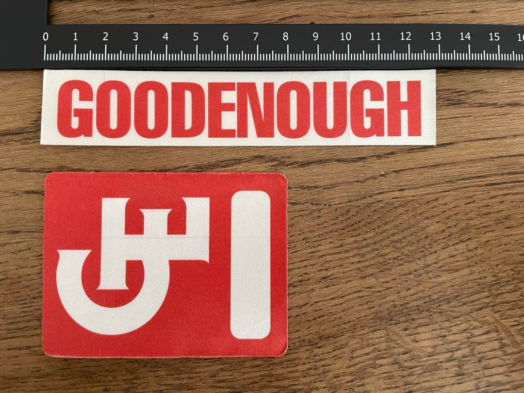 Good Enough (グッドイナフ) 布ステッカー12枚セット - メルカリ