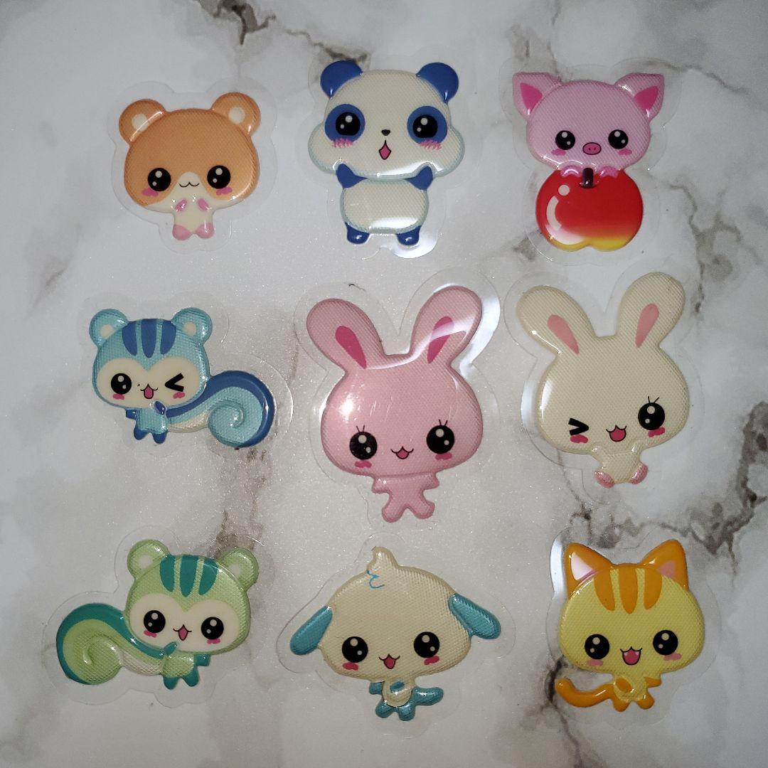 平成レトロ平成女児 りす うさぎ ねこ ハムスター パンダ くま