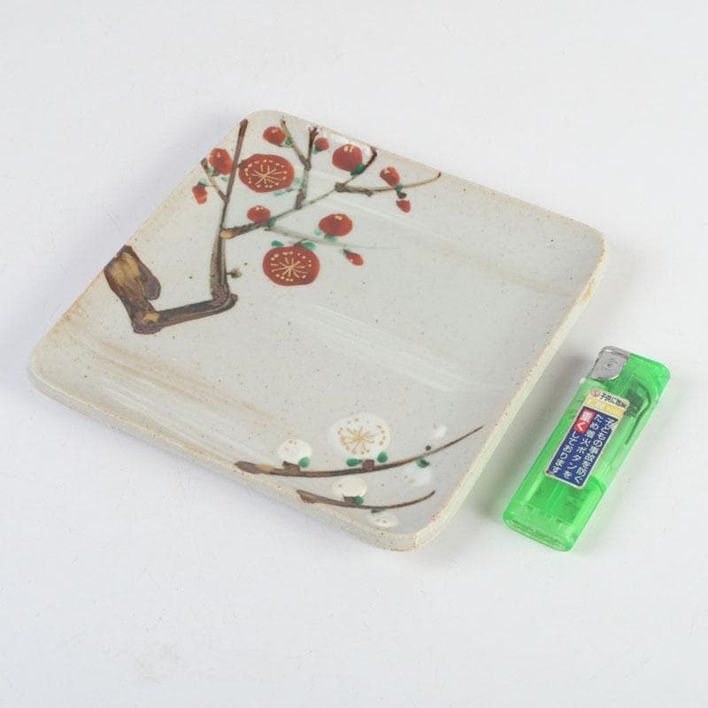 和食器 茶懐石 幸兵衛窯 絵変四方皿 銘々皿 五客 共箱 N 9420 - メルカリ