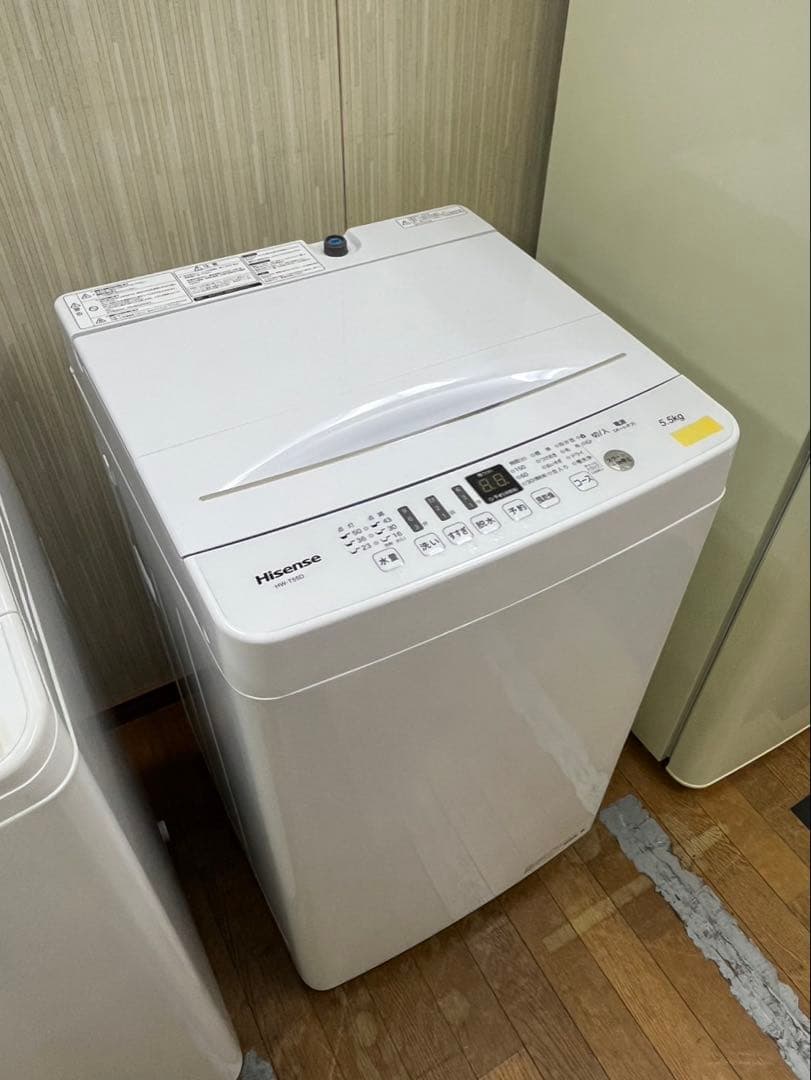 #40 縦型洗濯機Hisense 2020年 5.5kg HW-T55D