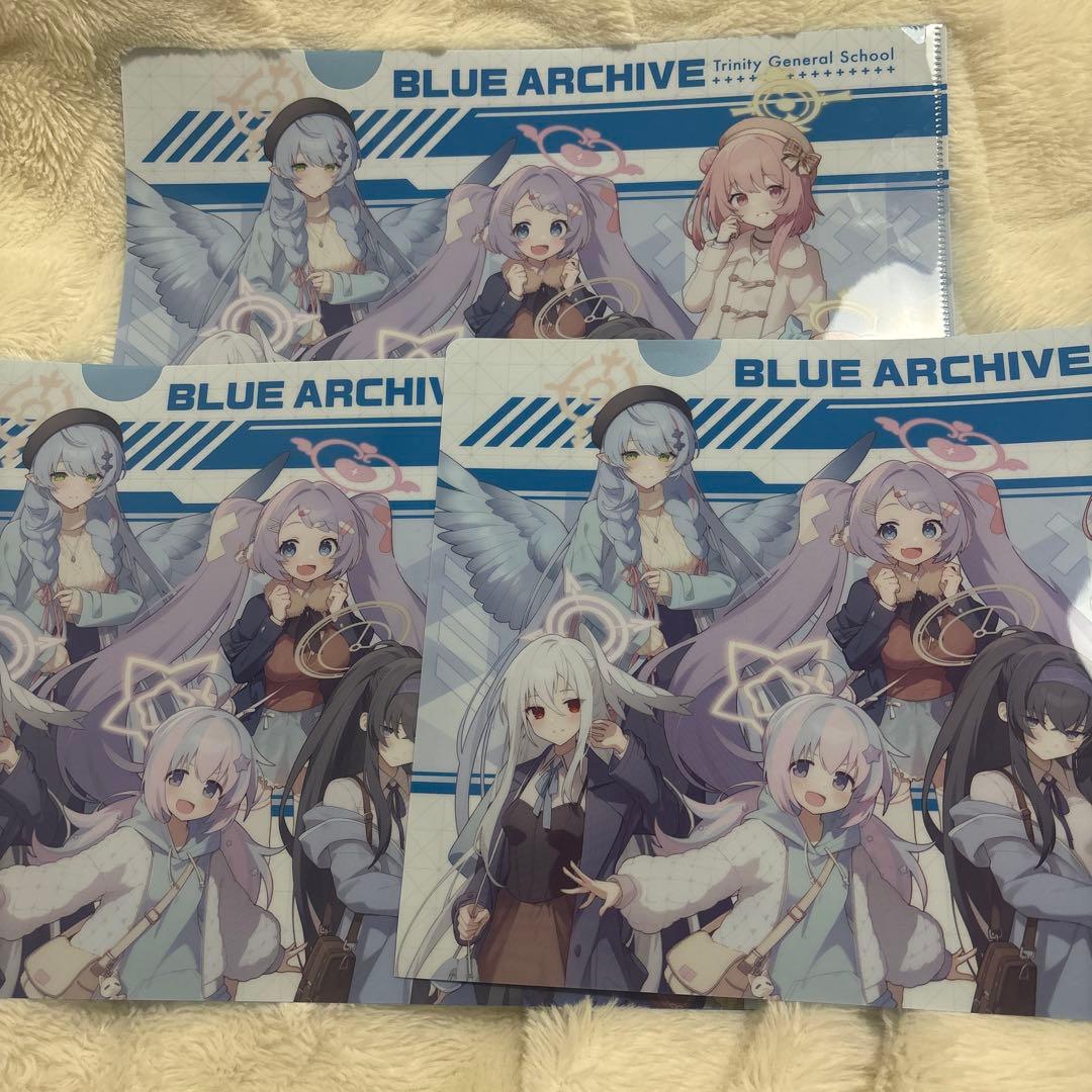 ブルーアーカイブ クリアファイル3枚セット - メルカリ