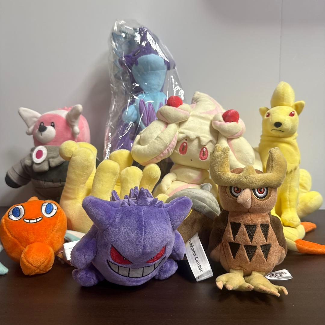 ポケモンセンター限定　ぬいぐるみ　マスコット　まとめ売り　9体 Pokemon（ポケモン） ぬいぐるみ 赤いギャラドスとピカチュウ ポケモン