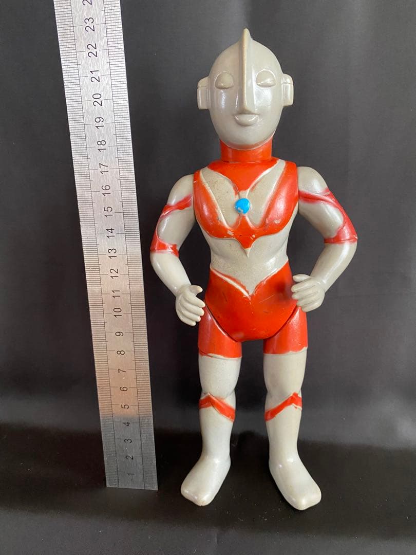 マルサン商店 ウルトラマン1期 当時物ソフビ スタンダード 23cm 美品