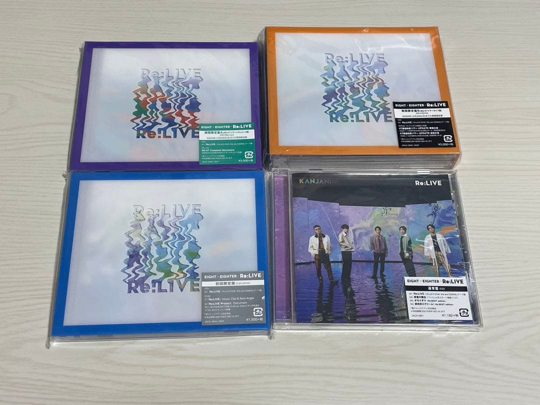 関ジャニ∞ Re:LIVE(初回限定盤,初回限定盤A,初回限定盤B,通常盤) Re:LIVE : 関ジャニ∞ | HMV&BOOKS online - JACA-5851