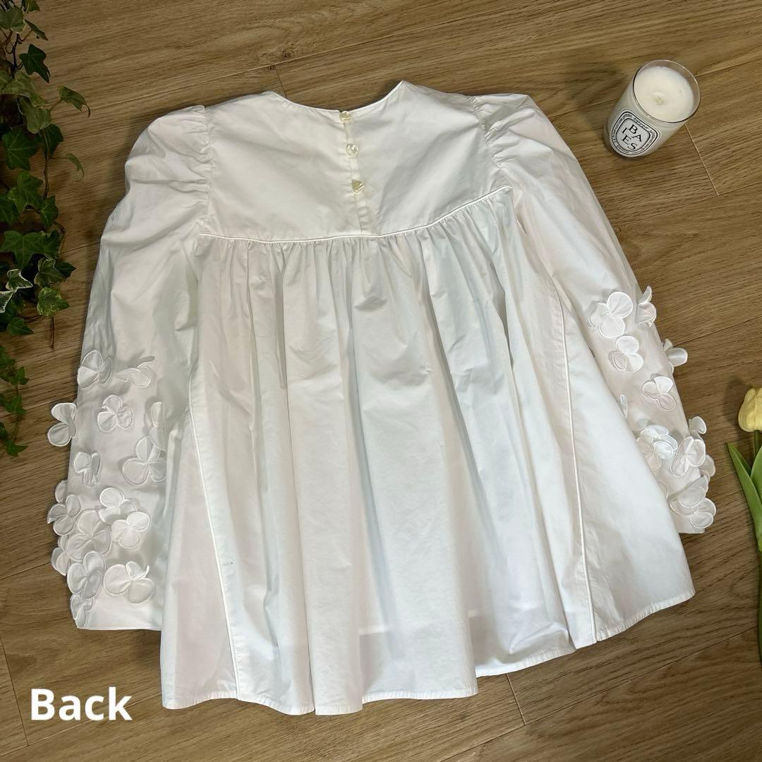 shiroconシロコン yoriヨリ パフュームブラウス 38 フラワー お花