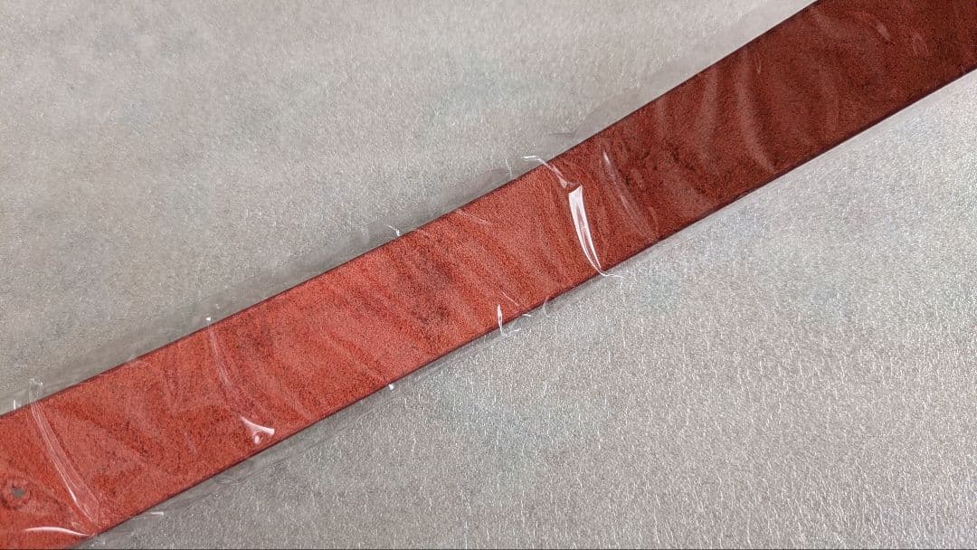 ヒステリックグラマー 赤ベルト ロゴプリントレザーベルト sサイズ