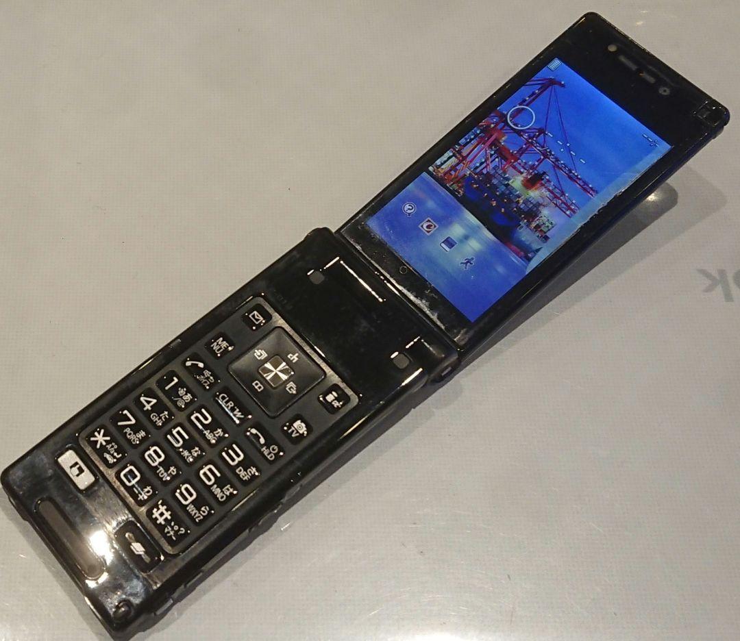 ドコモ docomo P-01B ブラック ガラケー ゲーム ガンダム ワンセグ