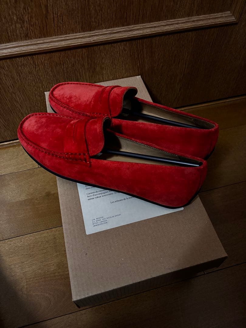 J.M.WESTON ドライビングシューズ WARNING CAR SHOE