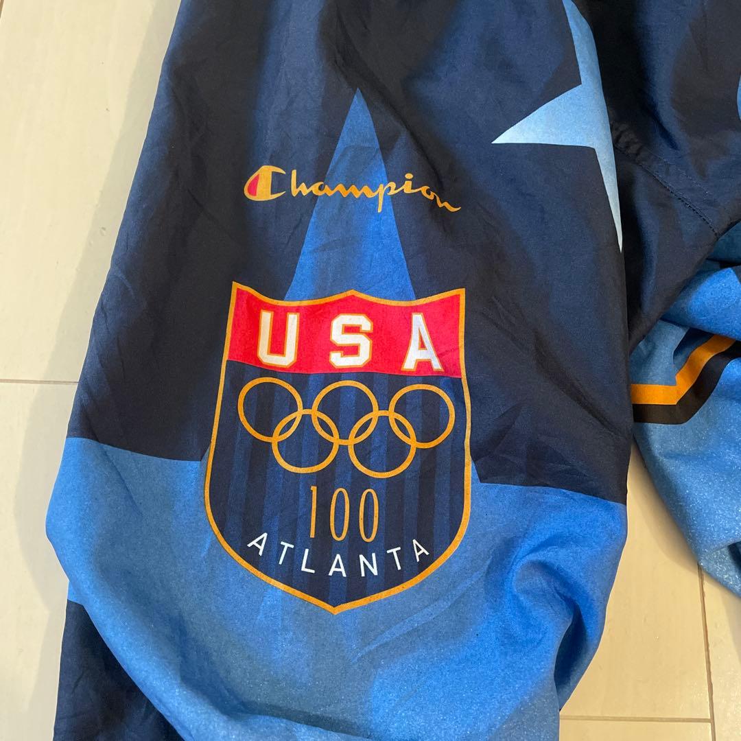 ヴィンテージ チャンピオン USA オリンピック ナイロンジャケット