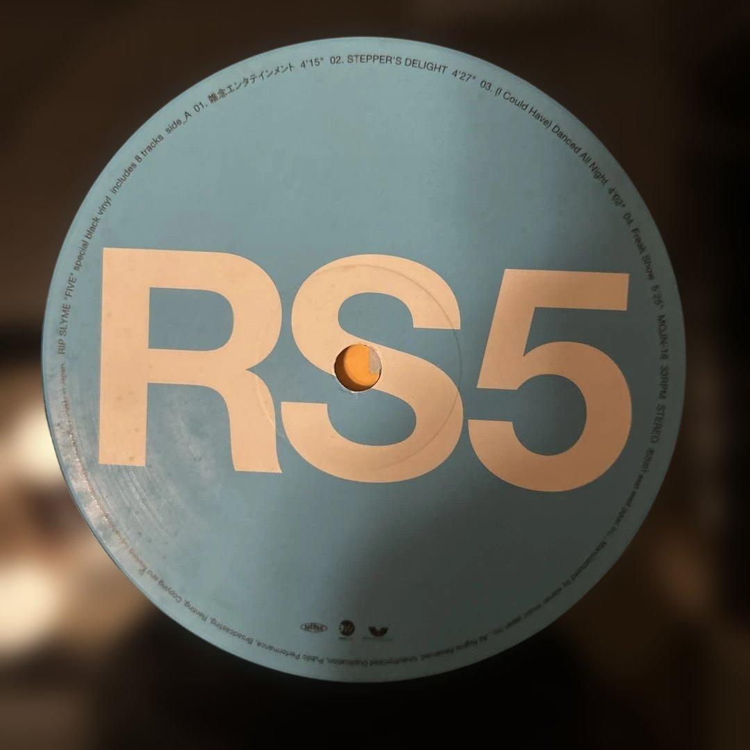 RIP SLYME/\"FIVE\" LP オリジナル盤