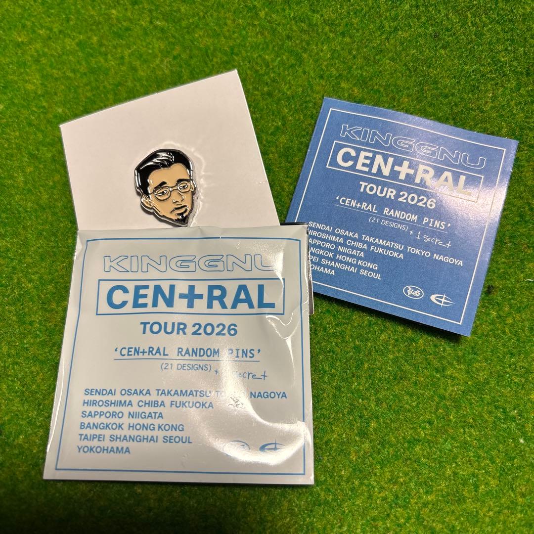 KingGnu CEN+RALTour 2026ピンズ 新井和輝 - メルカリ